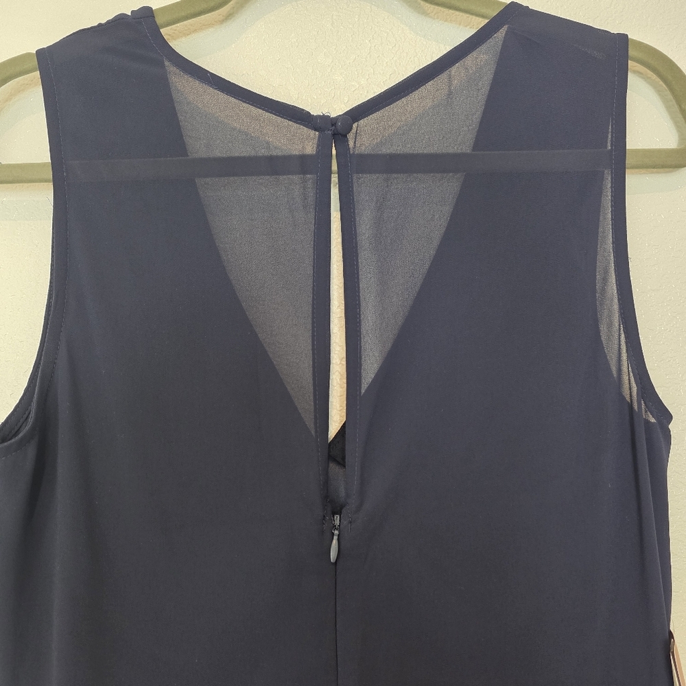 NWT BHLDN Anthropologie Capulet Navy Maxi Dress Size Large - Picture 9 of 10